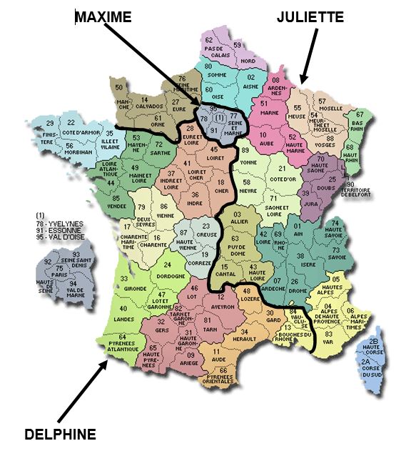 Carte de France