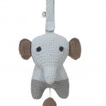 18012011 Hella grey elephant musical toy